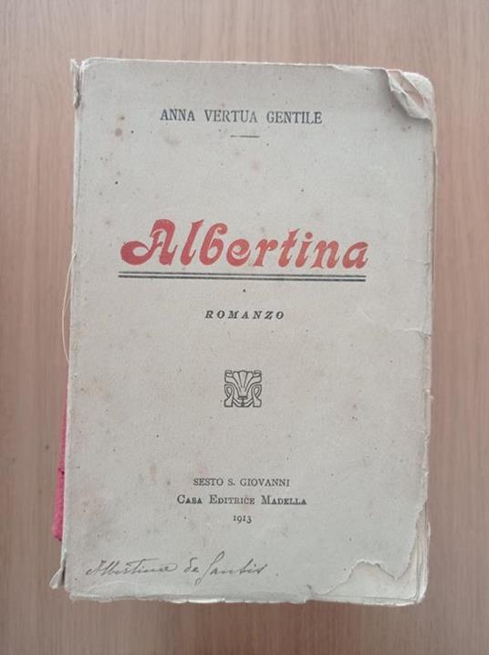 Albertina - Anna Vertua Gentile - copertina