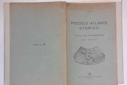 Piccolo atlante storico. Fascicolo terzo:Evo moderno 23 tavole, 29 carte e cartine - copertina