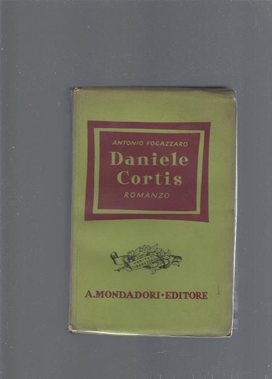 Daniele Cortis - Antonio Fogazzaro - copertina