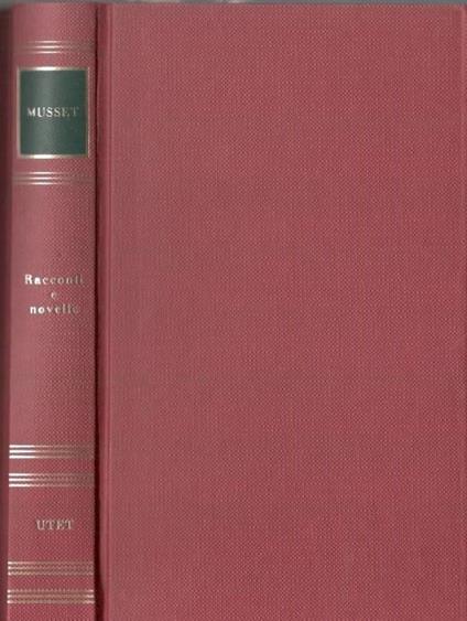 Racconti e novelle - Alfred de Musset - copertina