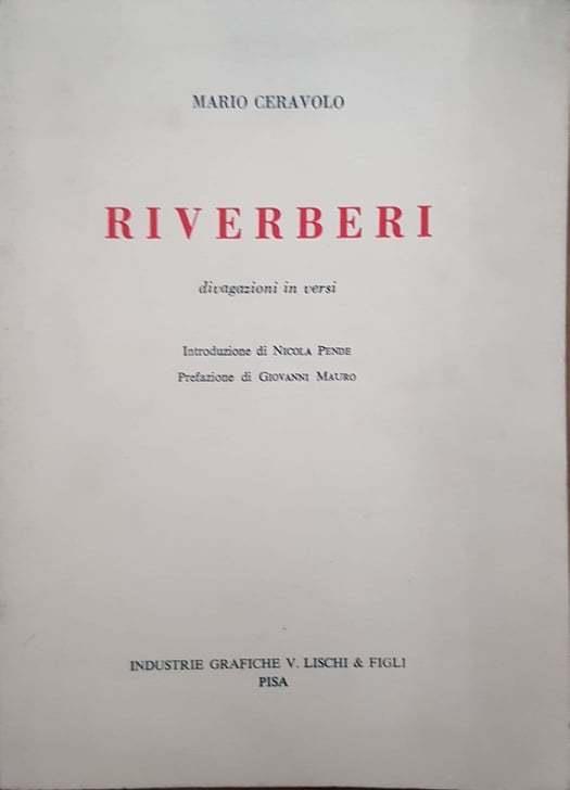 Riverberi - Marco Ceravolo - copertina