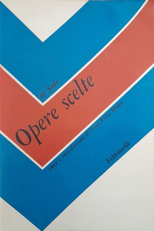Opere scelte - François de Sade - copertina