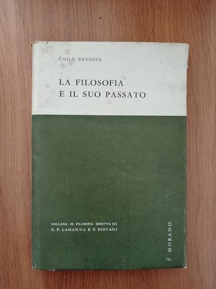 La filosofia e il suo passato - copertina