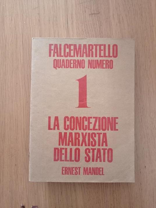 La concezione marxista dello Stato - Ernest Mandel - copertina