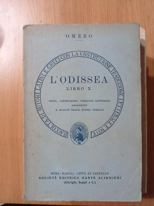 L' Odissea Libro X - Omero - copertina