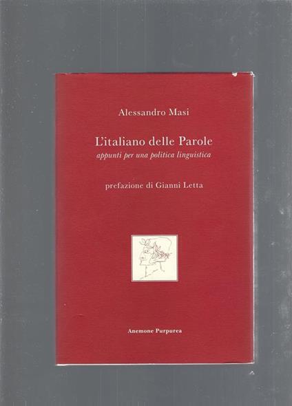 L' italiano delle parole - Alessandro Masi - copertina