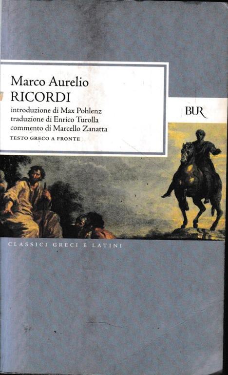 Ricordi - Marco Aurelio - Libro Usato - BUR Biblioteca Univ. Rizzoli 