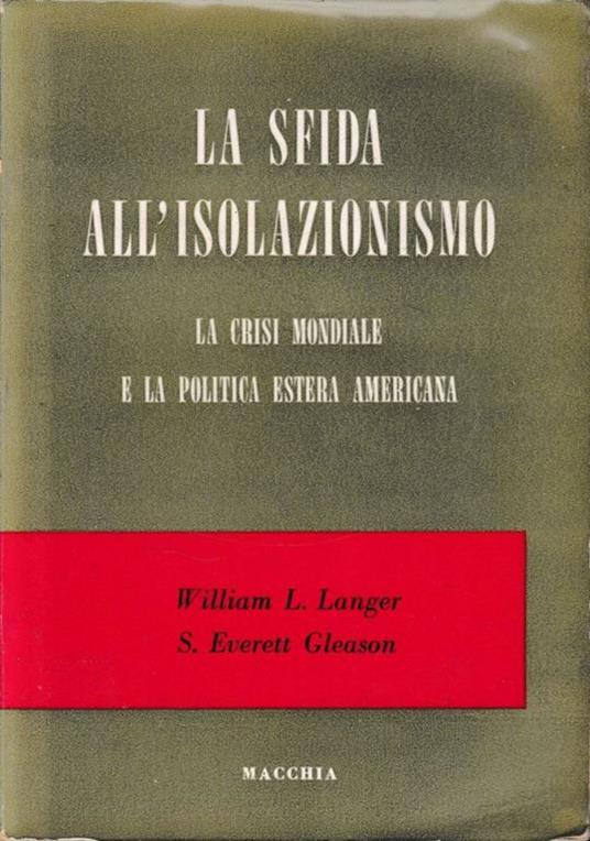 La sfida all'isolazionismo - copertina