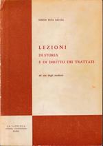 Lezioni di storia e di diritto dei trattati