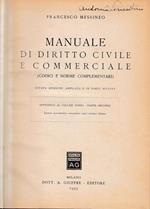 Manuale di diritto Civile e Commerciale (codici e norme complementari) appendice al vol. III, parte seconda