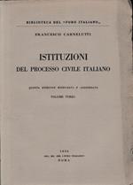 Istituzioni del processo civile italiano, vol. III