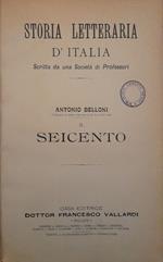 Storia letteraria d'Italia scritta da una società di professori: il seicento
