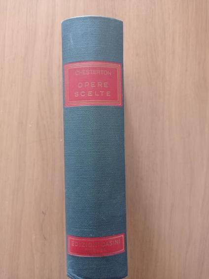 Opere Scelte - Gilbert Keith Chesterton - copertina