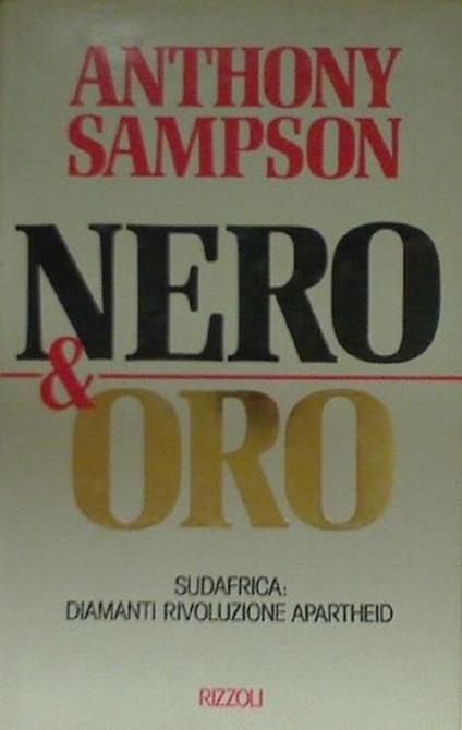 Nero e oro - Anthony Sampson - copertina