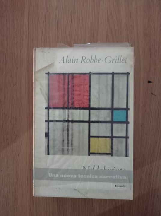 Nel labirinto - Alain Robbe-Grillet - copertina