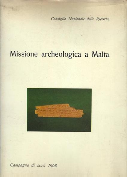 Missione archeologica a Malta - copertina