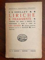 Liriche e frammenti - copertina