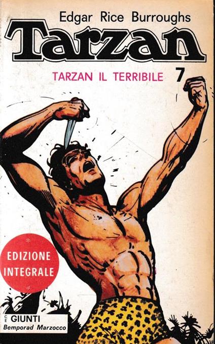 Tarzan il terribile - Edgar Rice Burroughs - copertina