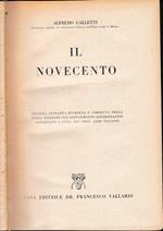 Storia letteraria d'Italia: Il Novecento