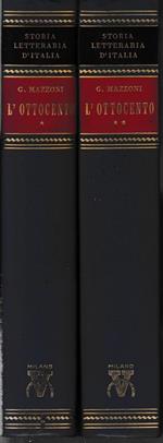 Storia letteraria d'Italia: L'ottocento. Due volumi