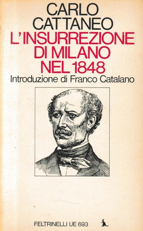 L' insurrezione di Milano nel 1848 - Carlo Cattaneo - copertina