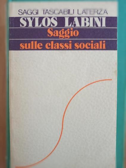 Saggio sulle classi sociali - Sylos Labini - copertina