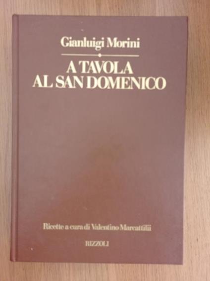 A tavola al San Domenico - Gianluigi Morlini - copertina