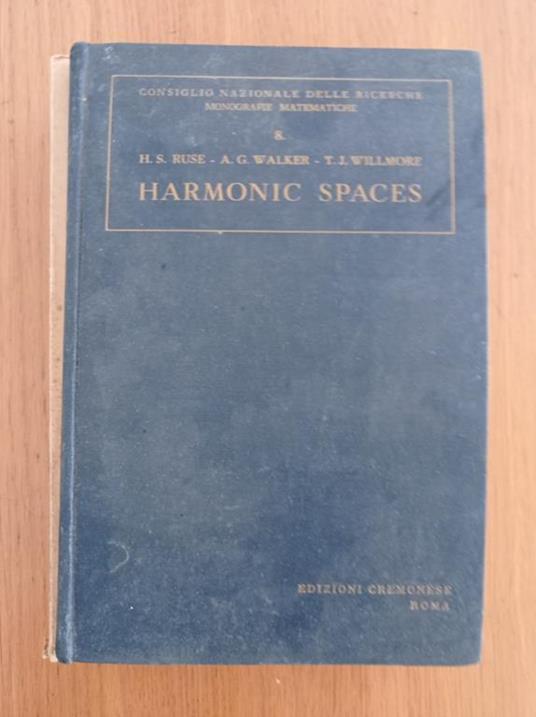 Harmonic spaces - copertina