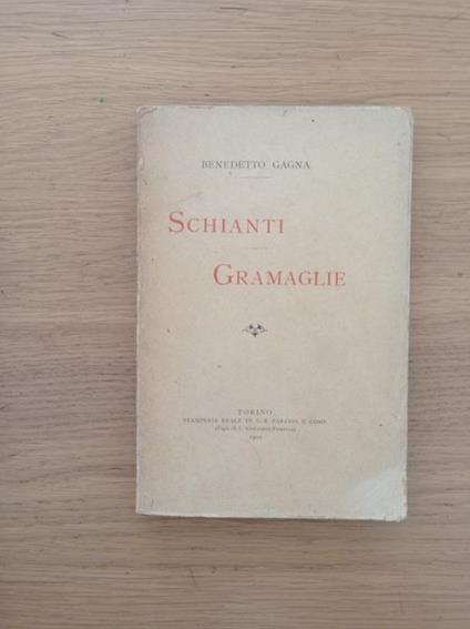 Schianti Gramaglie - copertina