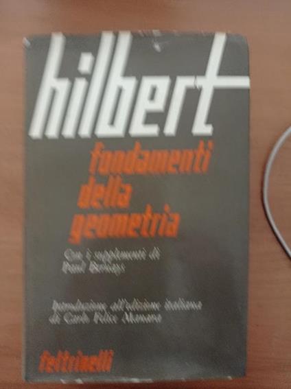 Fondamenti della geometria - copertina