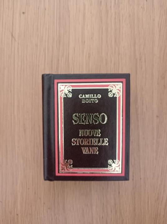 Senso nuove storielle vane - Camillo Boito - copertina