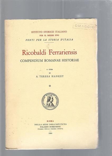 Ricobaldi Ferrariensis - copertina
