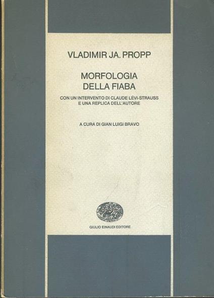 Morfologia della fiaba - Vladimir Propp - copertina
