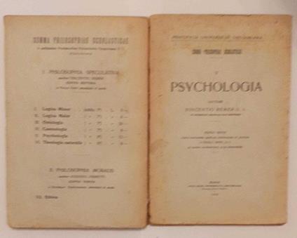 Psychologia Volume V - copertina