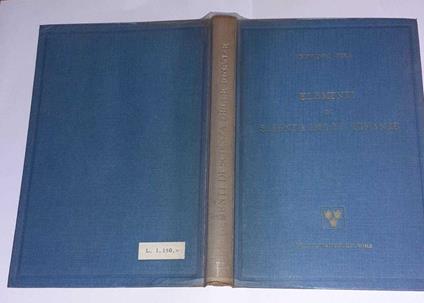 Elementi di scienza delle finanze - Giovanni Gera - copertina