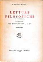 Letture filosofiche (vol. 2°) Dal Rinascimento a Kant