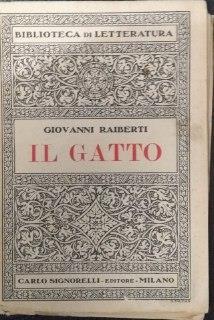 Il gatto - Giovanni Raiberti - copertina