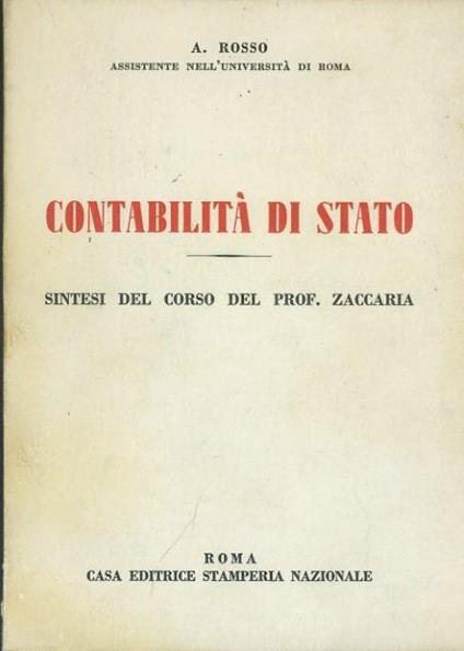 Contabilità di stato - copertina