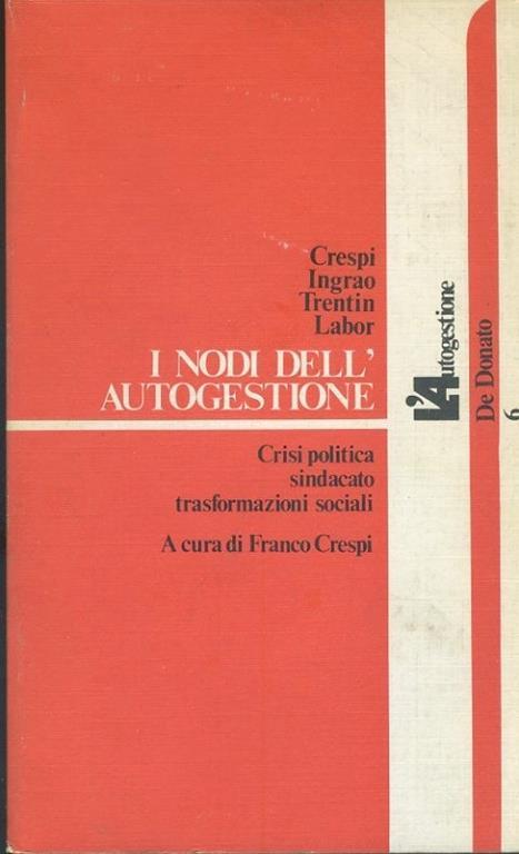 I nodi dell'autogestione - copertina