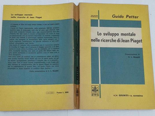 Lo sviluppo mentale nelle ricerche di Jean Piaget - Guido Petter - copertina