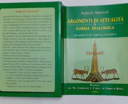 Argomenti di attualita' in forma dialogica. Frammenti di verita' cattolica - Raffaello Martinelli - copertina