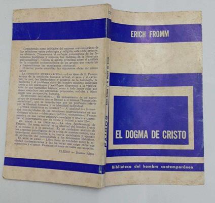 El dogma de Cristo - Erich Fromm - copertina