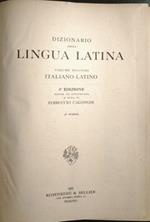 Dizionario della lingua latina. Volume secondo italiano-latino