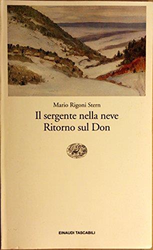 Il sergente nella neve-Ritorno sul Don - Mario Rigoni Stern - copertina