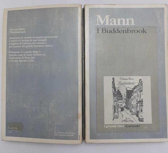 I Buddenbrook - Thomas Mann - copertina