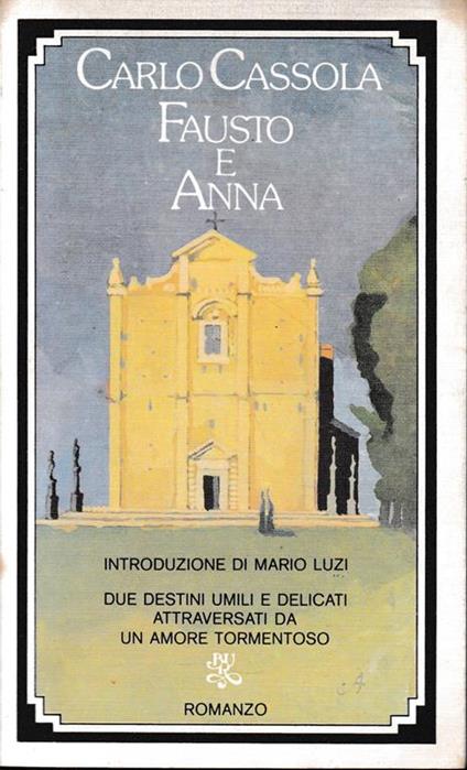Fausto e Anna - Carlo Cassola - copertina