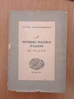 Il pensiero politico italiano dal 1700 al 1870