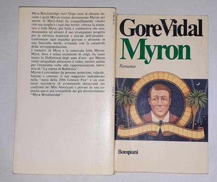 Myron - Gore Vidal - copertina