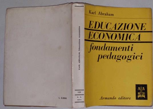 Educazione economica - Karl Abraham - copertina