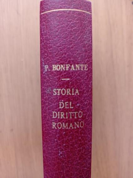 Storia del diritto romano - Pietro Bonfante - copertina